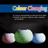 CERAMIC STONE COLOUR CHANGING LED SOLAR POWER LIGHT TABLE GARDEN OUTDOOR LAMP UK (DS-CLS)