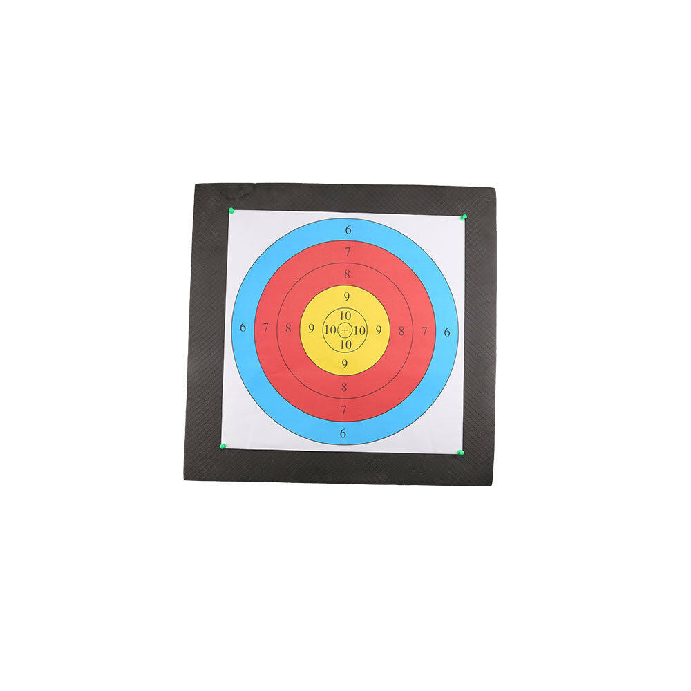 2 Faces 4 Pins Lightweight Black High Density EVA Foam Archery Target Mat UK