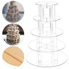 Clear Acrylic Round Cupcake Stand Display WeddingParty 5/6/7 tier Cup Cake Stand