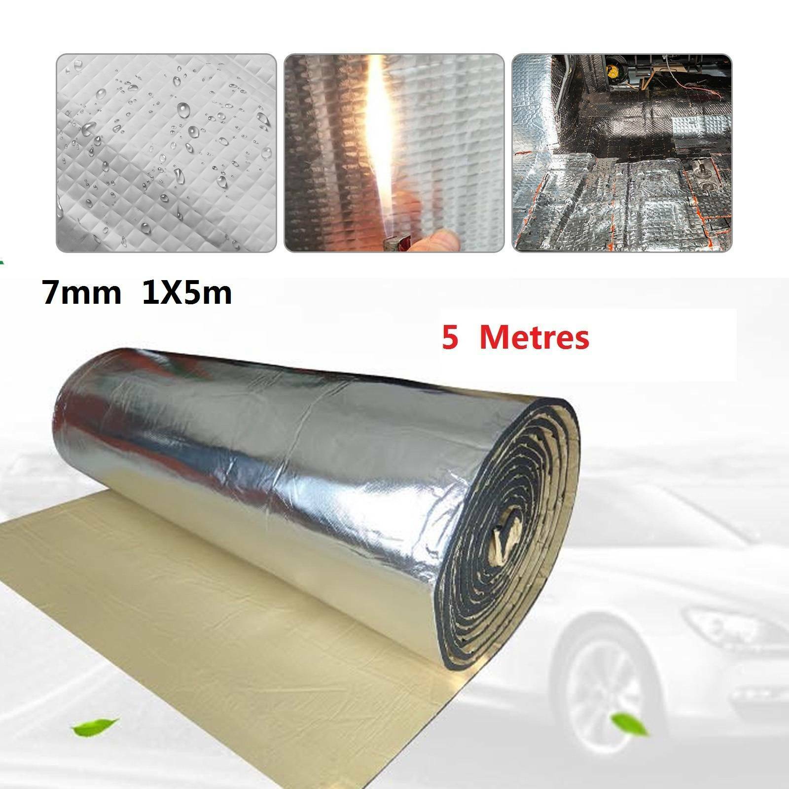 Camper Van Insulation 4 under carpet lining vw T 1 2 5 6 CAR Foam Soundproof 7mm