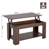 100cm Modern Lift Up Top Coffee Table Desk Hidden Storage Bottom Shelf Living