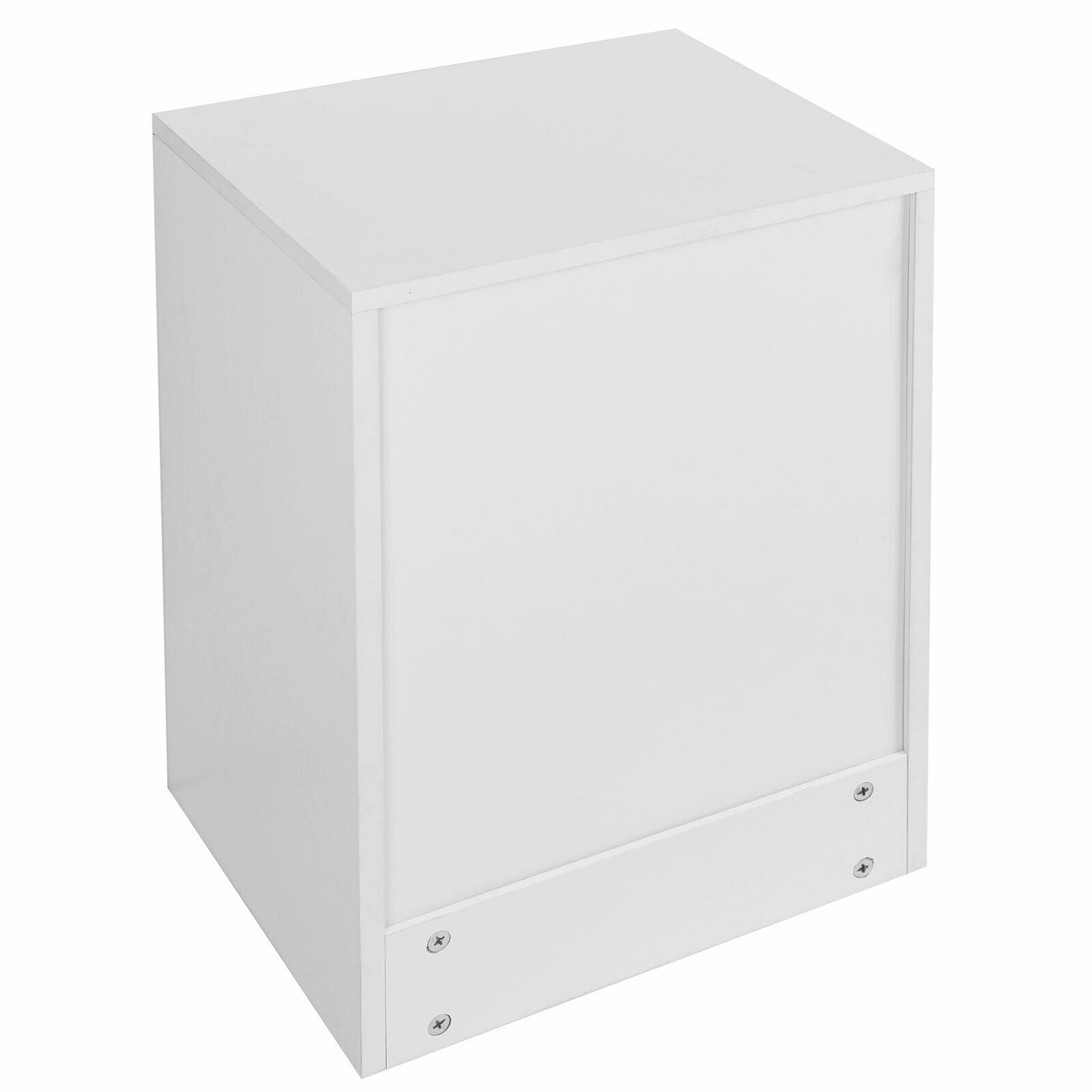 3 Drawers Bedside Table Nightstand Cabinet Bedroom Furniture Storage Home White