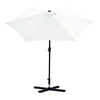Patio Umbrella Parasol Sun Shade Garden Aluminium Cream White 2.7M