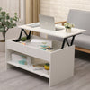 Living Room Lift Up Top Coffee Table with Storage Shelf Different Color Choice