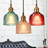Vintage Industrial Retro Loft Style Glass Ceiling Wall Lamp Shade Pendant Light