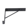 Pair of Rustic Scaffold Board Steel Shelf Brackets Industrial Heavy Duty