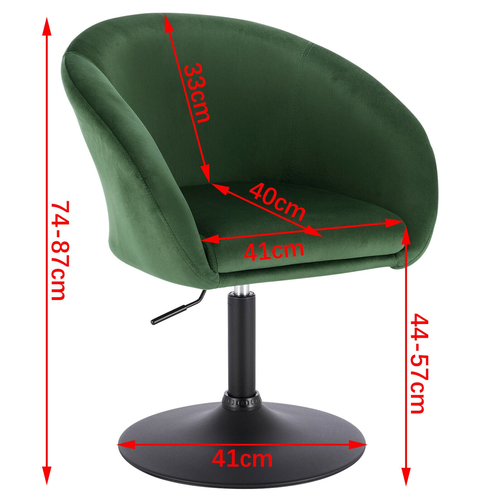 Breakfast Barstools Bar Chairs Swivel Gas Lift Chairs Kitchen Pub Velvet Stools