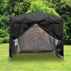 2x2m Pop Up Gazebo Marquee Outdoor Garden Party Tent Canopy 4 Side Panels New