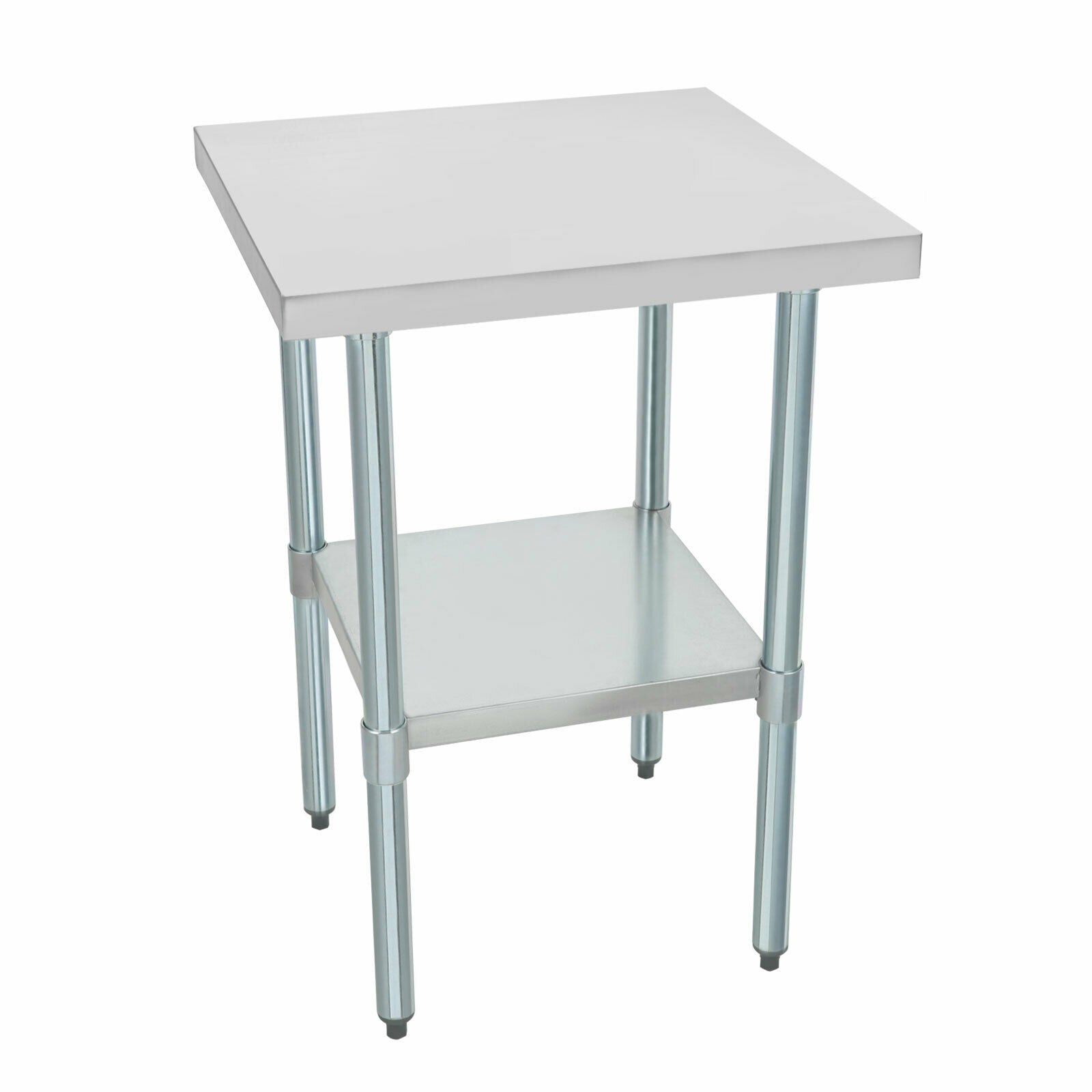2x2FT Stainless Steel Work Bench Commercial Catering Table Kitchen WorkTop Prep