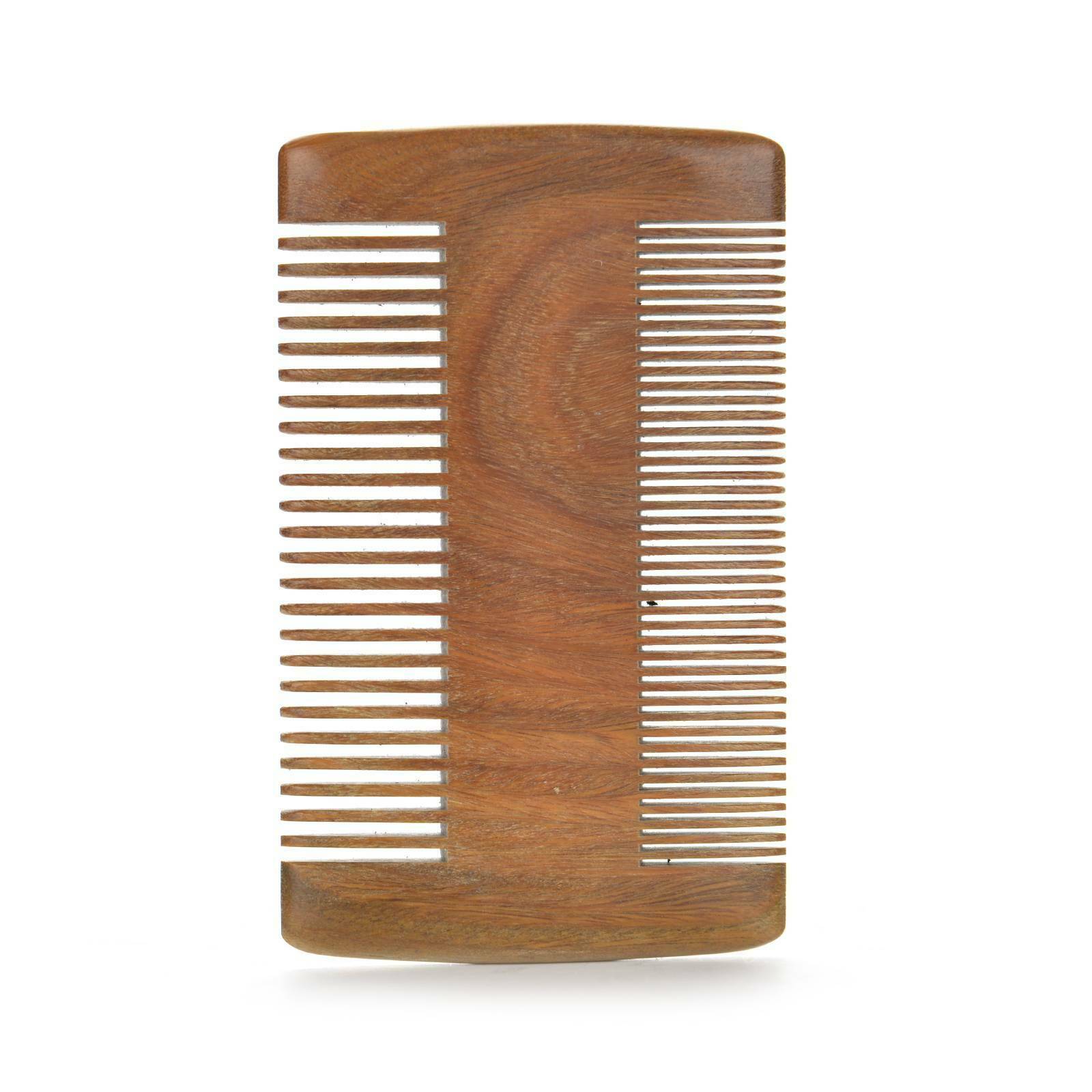 Gents Mens Boar Bristle Shaving Moustache Beard Brush And Comb Set Kit Wooden