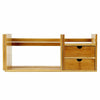 Desktop Bookshelf Extendable Display Shelf Rack Bookcase Office Desk Organizer