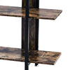 3-4-5 Tier Bookcase Shelving Unit Industrial Rustic Wood Metal Storage Shelf
