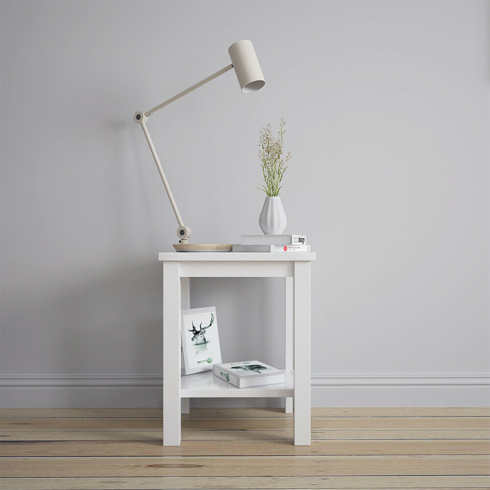 High Quality Nightstand Bedside Table Chest Pine Side Cabinet Storage Bedroom UK