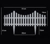 6 Plastic Wooden Effect Lawn Border Edge Garden Edging Picket Fencing Set UK