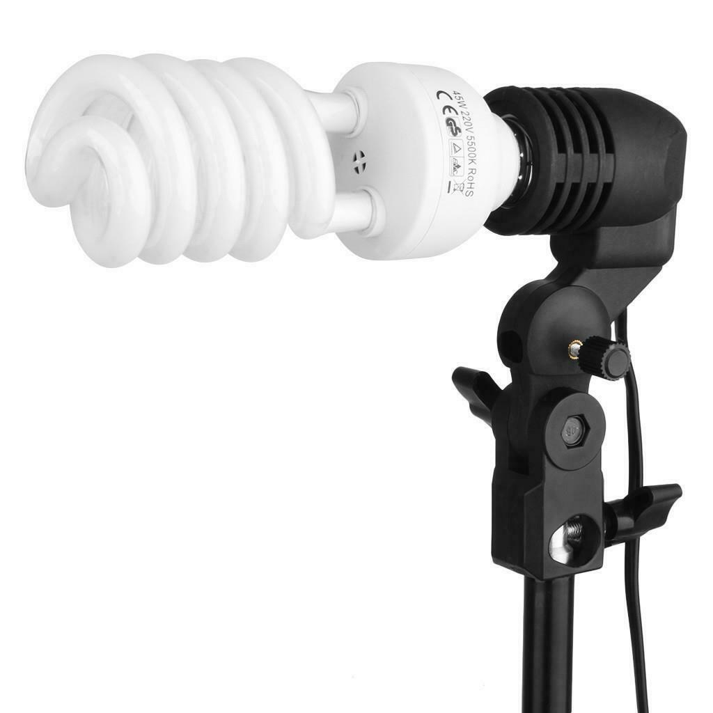 2x Softbox Continuous Lighting Kits Photo Studio Photography with Light Stand