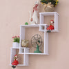 New White Floating Wall Shelves Display Storage Shelf Wall Wood Unit Rack UK
