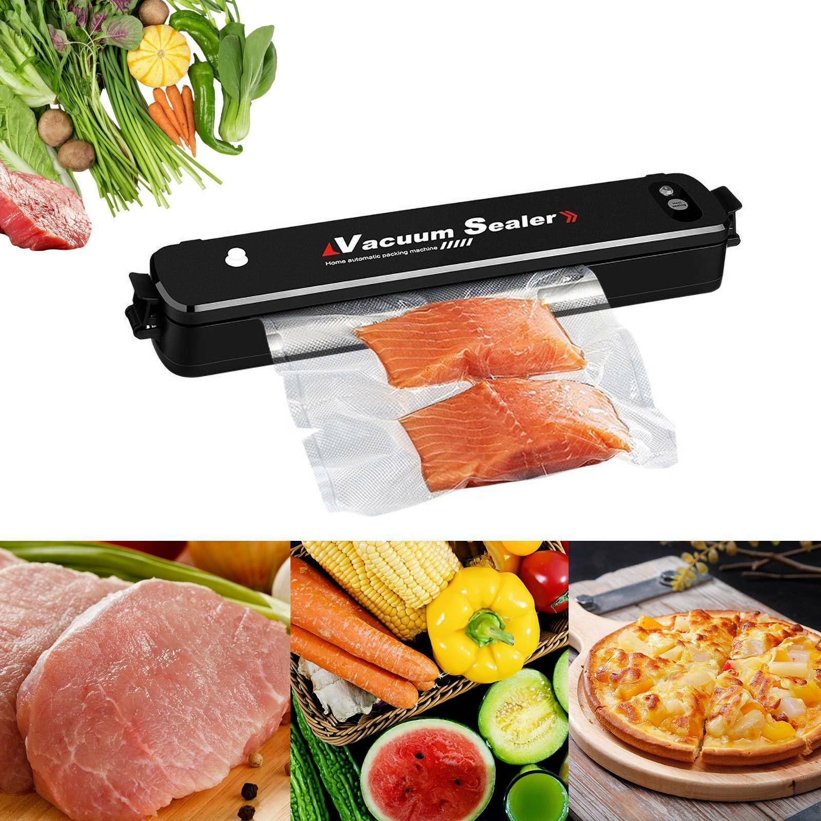 3 In 1 Vacuum Food Sealer Machine Automatic Manual Vacum Sealer Dry Wet Pack UK