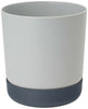 Satina Duo Plant Pots With Saucers Garden Flower Planters Indoor Stand Flowerpot