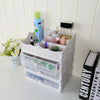 3 Tiers Makeup Case Desktop Storage Box Cosmetic Organizer Holder Drawer Jewelry
