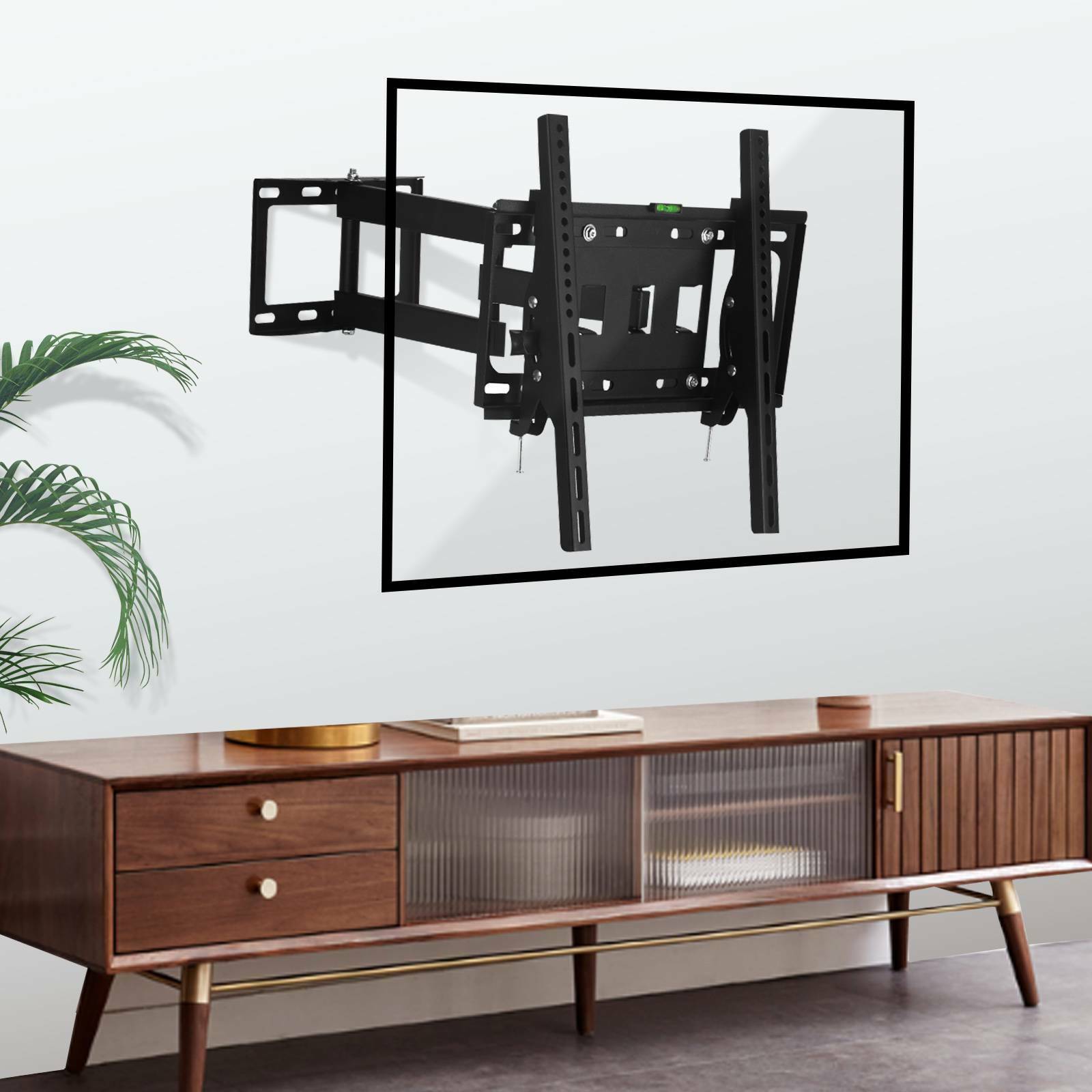 Tilt & Swivel TV Wall Bracket Mount For Samsung LG 26 32 40 43 49 50 55 inch