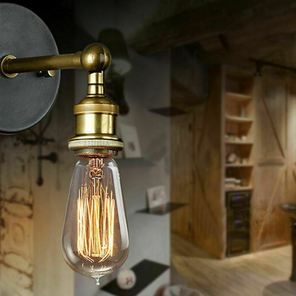 Modern Vintage Retro Industrial Rustic Sconce Wall Light Lamp Fitting Fixture