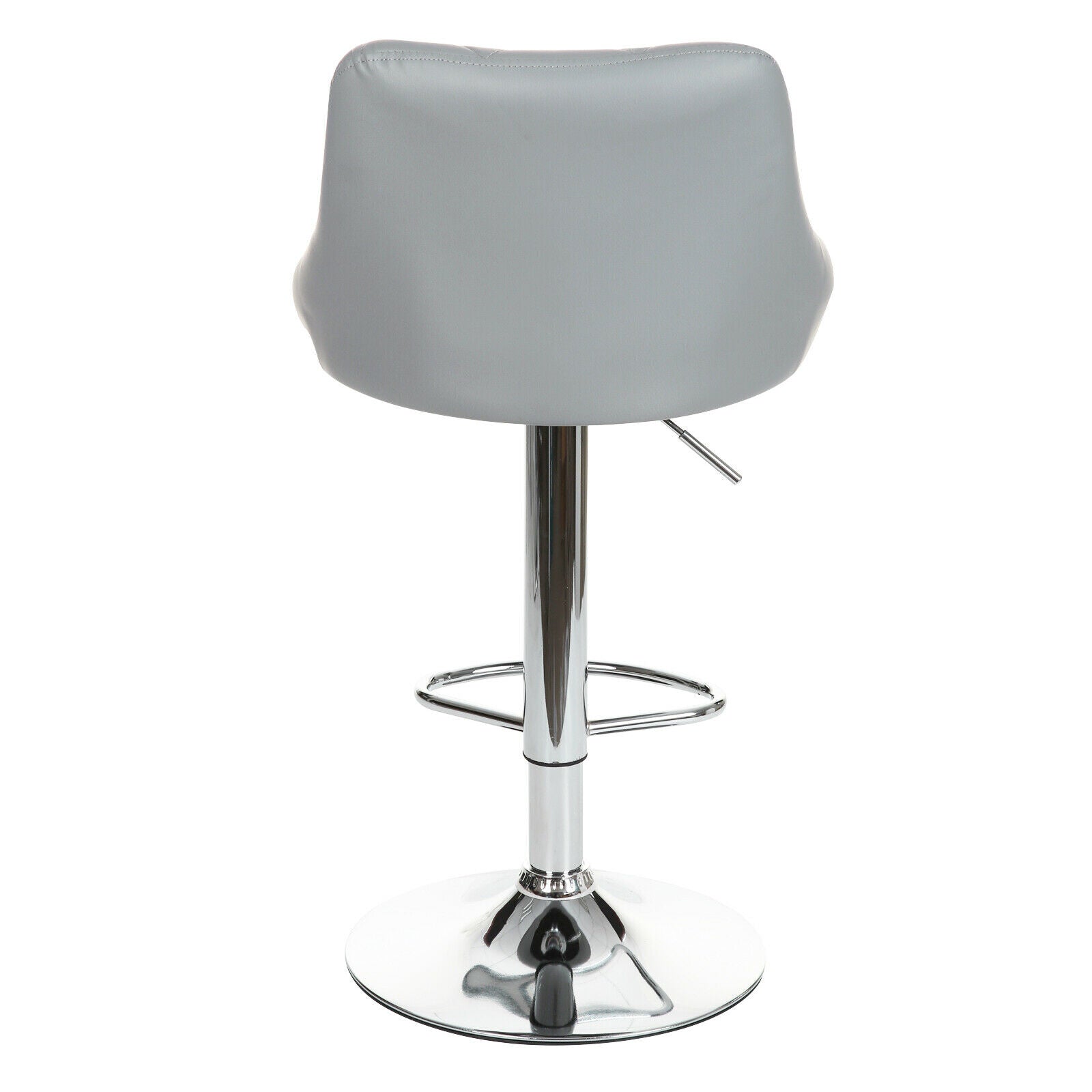 PACK OF 3 GREY MADRID GAS LIFT BAR STOOLS BREAKFAST KITCHEN BAR ETC NEW