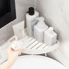 Bathroom Corner Shower Plastic Shelf Tidy Wall Storage Basket Kitchen Caddy Rack