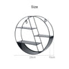 Floating Shelves Metal Wall Shelf Hanging Decorative Office Storage Display Rack