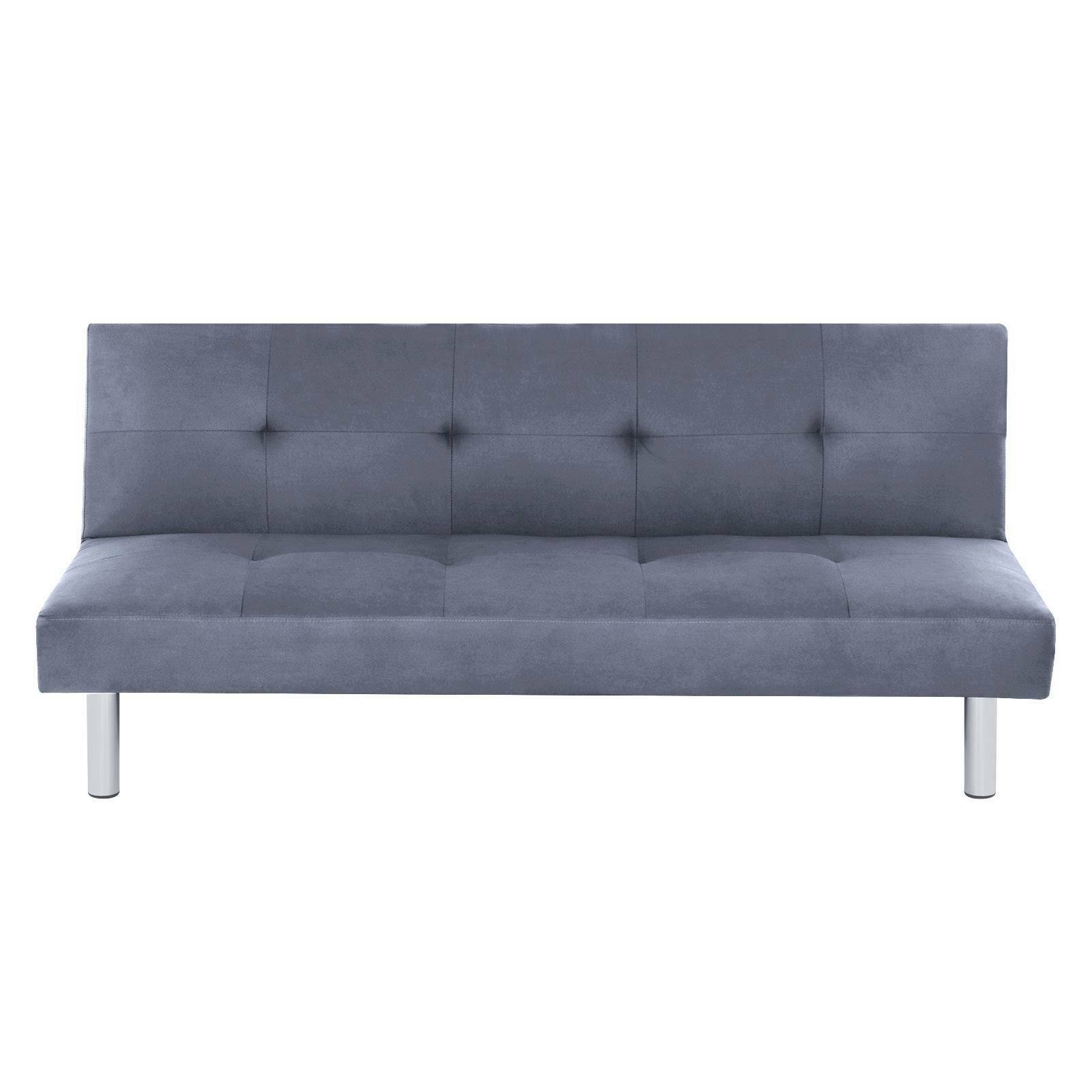 3 Seater Modern Sofa bed Brand New Fabric Padded Sofabed Couch Recliner