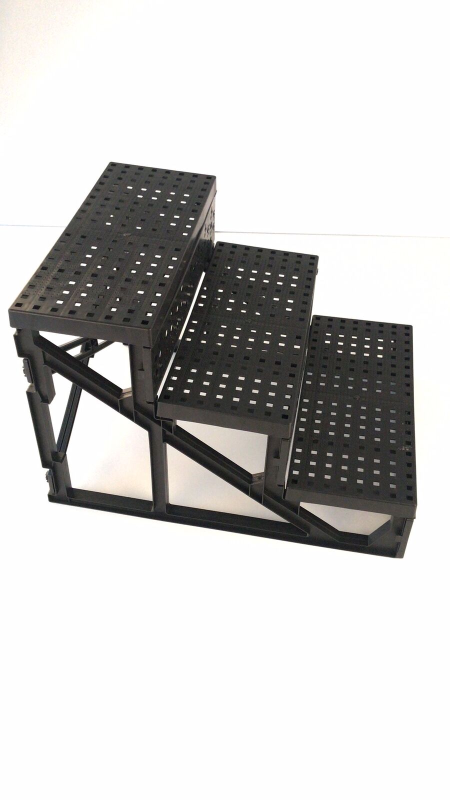 3 Steps Portable Dog Puppy Ladder Doggy Pet Soft Stairs With Paw