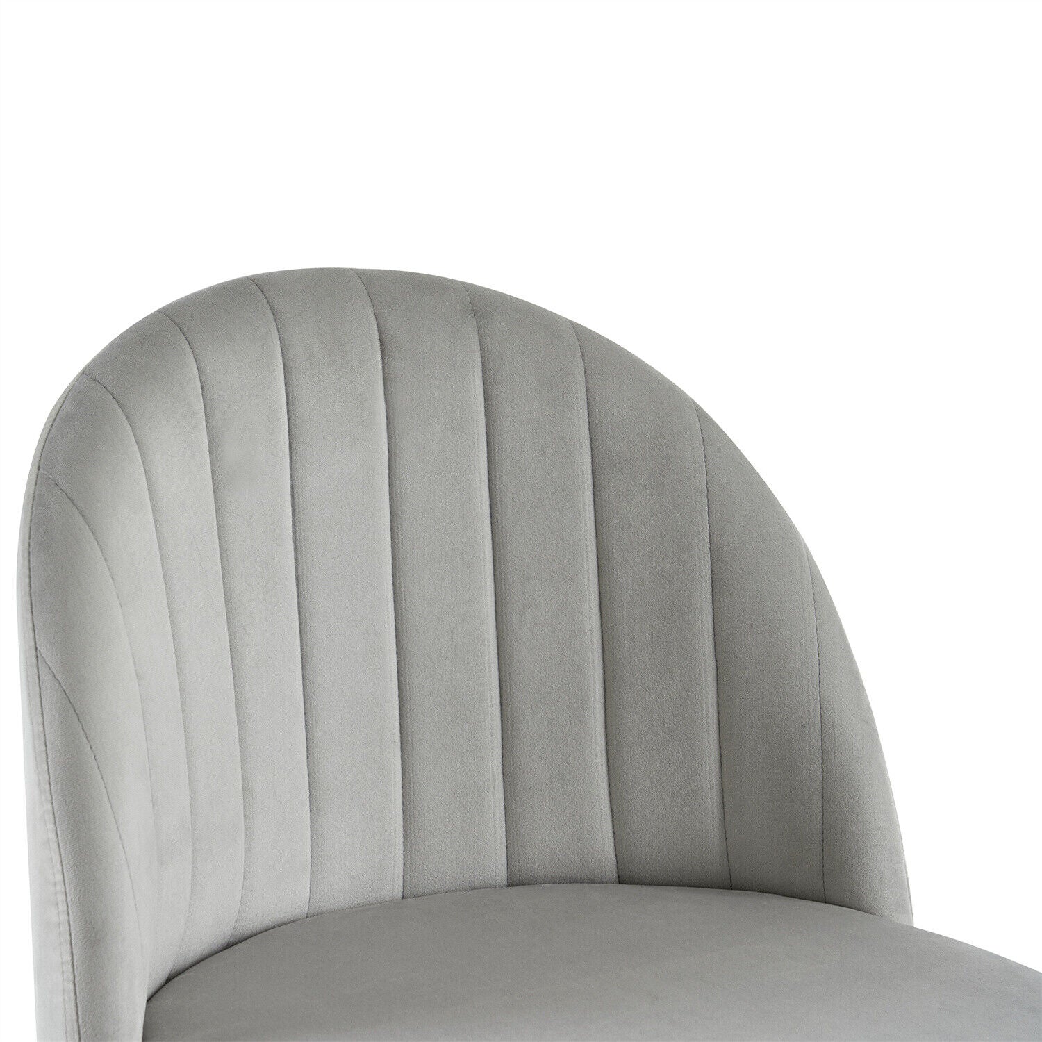 Set of 2 Modern Velvet Dining Chairs Accent Chairs Kitchen Leisure Chairs HT