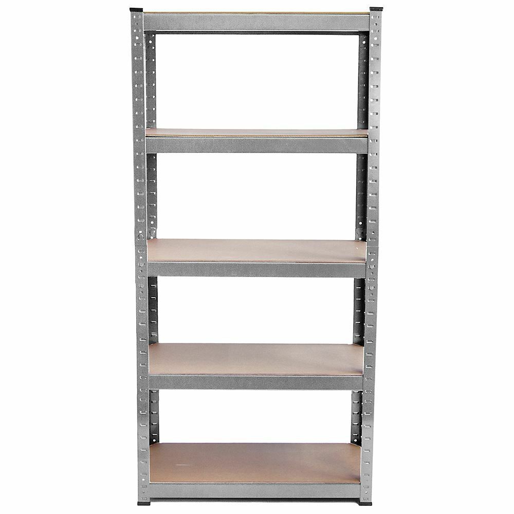 5 Tier Shelf Shelving Unit Racking Boltless Industrial Garage Storage Shelves