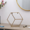 Floating Shelves Metal Wall Shelf Hanging Decorative Office Storage Display Rack
