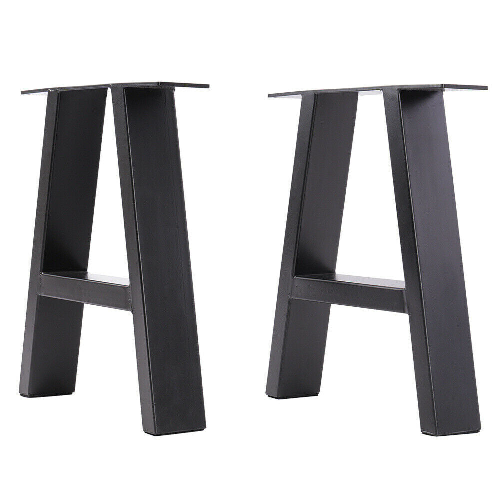 2x Industrial Metal Table Legs Heavy Duty Steel Frame Legs Bench Desk Table Base