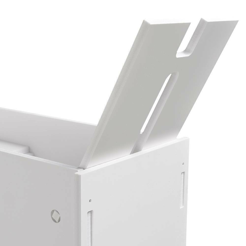 Bathroom Toilet Slim Floor Cabinet Narrow Storage Cupboard with Drawers