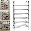 3/4/5/6 Tiers Door Side Shoes Cabinet Rack Storage Shelf Organizer Stand Holders