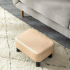 PU Leather Footstool Footrest Stool Pouffe Ottoman Footrest Gift for Parents