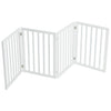 4 Panel Folding Pet Gate Dog Cat Fence Child Safety Barrier Indoor Free Standing