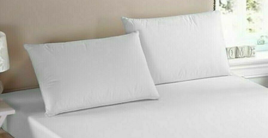 2X PILLOW CASE LUXURY CASES POLY COTTON HOUSEWIFE PAIR PACK BEDROOM PILLOW COVER