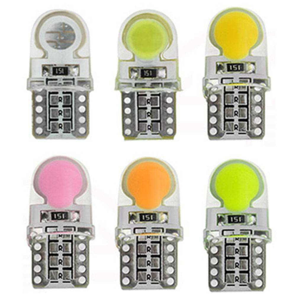 2X T10 194 168 501 W5W COB 8 SMD LED Canbus Silica Bright License Light Bulb