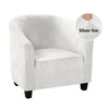 Tub Chair Covers Slipcovers Elastic Polyester Fabric Armchair Sofa Seat Covers