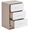 Bedside Table Storage Cabinet Chest of Drawers, 3 Drawers For Bedroom