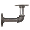 2Pcs Industrial Steel Iron Pipe Shelf Bracket Holder With Screws DIY Home Décor