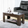 Hydraulic Lift Up Coffee Tea Table End Table with Living Room 100cm Wodden