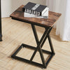 Retro Rustic Wood Side End Table Industrial Corner Coffee Table Home Furniture