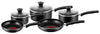 Tefal Essential Non-Stick 5 Pieces Cookware Saucepan Set