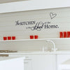 The Kitchen Heart Home Quote Wall Stickers Art Family Room Removable Decal DIY