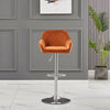 Bar Stools Gas Lift Stools Velvet Breakfast Kitchen Club Cafe Pub Swivel Chairs