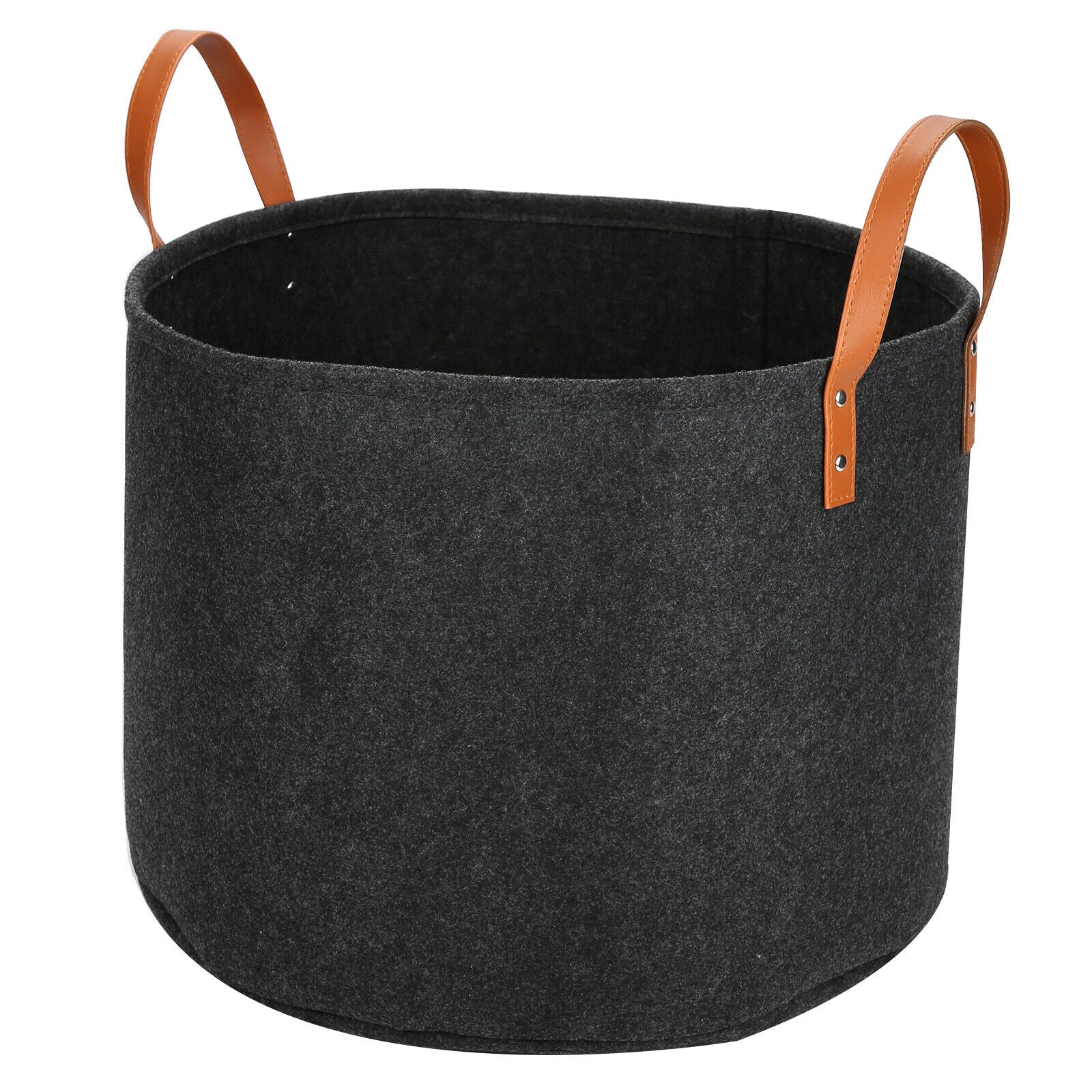 Bedroom Closet Clothing Toy Storage Felt Storage with Handle Basket Bin Home uk