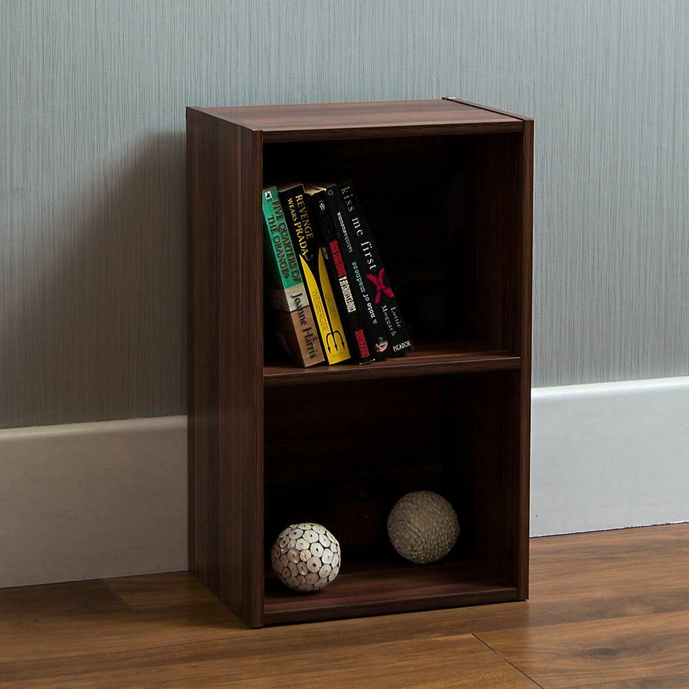 Oxford 2 3 4 5 Tier Cube Bookcase Display Shelving Storage Unit Wood Furniture